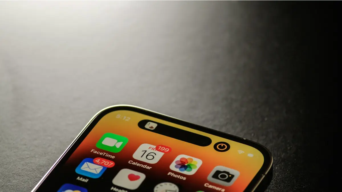 A black cell phone