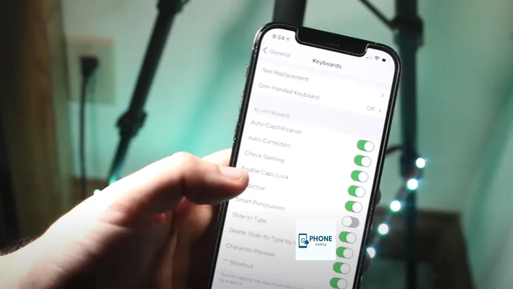 How to change autocorrect on iphone phone guiding