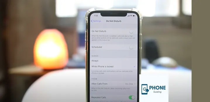 How to Change Do Not Disturb Mode in iPhone
