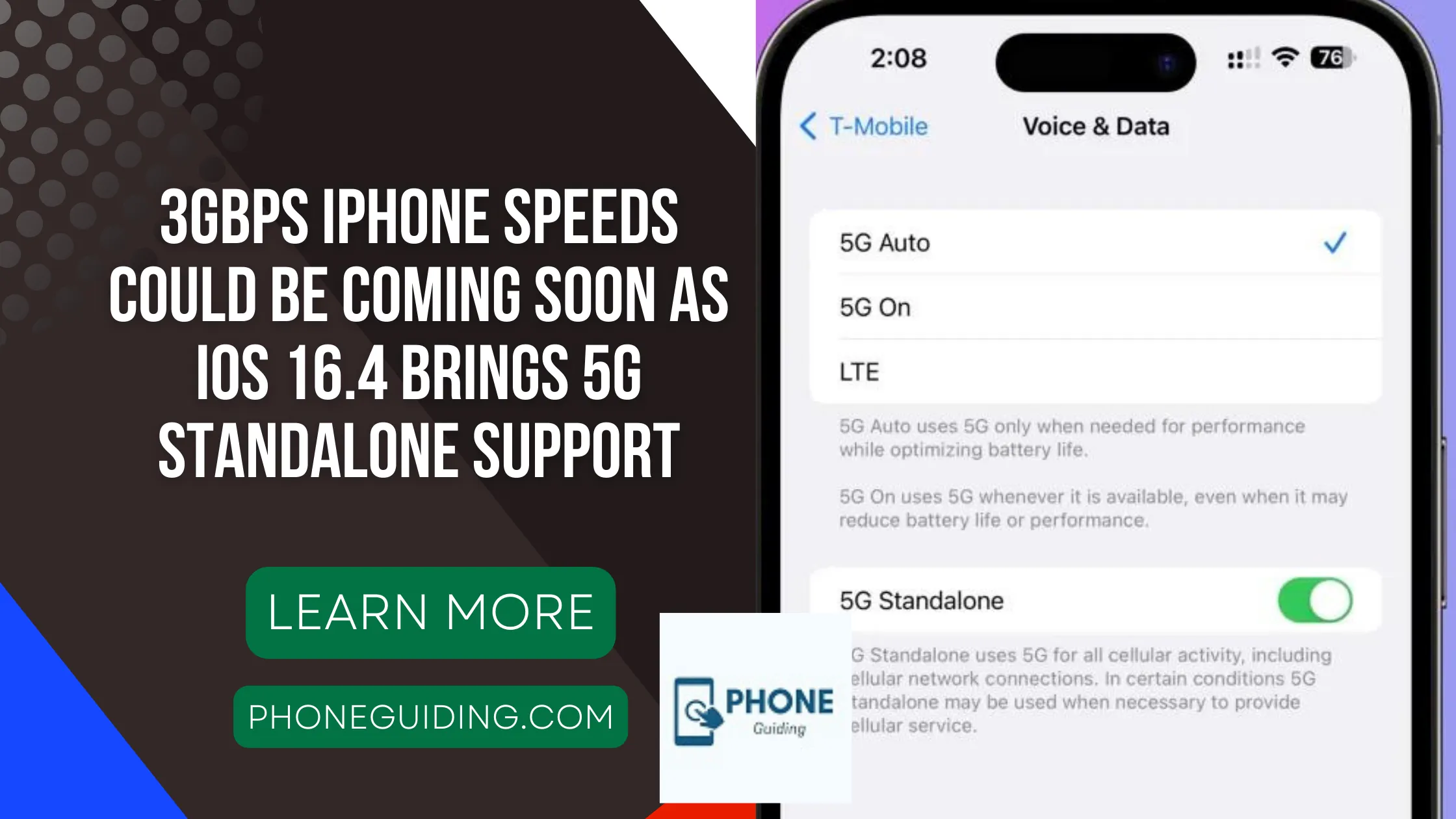 3Gbps iPhone Speeds Could Be Coming Soon as IOS 16.4 Brings 5G Standalone Support