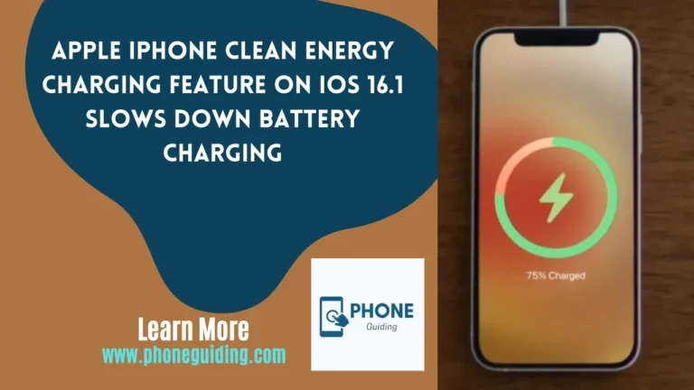 Apple iPhone Clean Energy Charging Feature on iOS 16.1 Slows Down Battery Charging