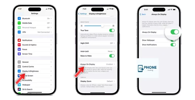 How to Customize Always On Display on iPhone 14 Pro Series