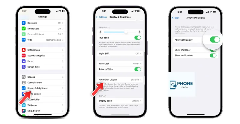 How to Customize Always On Display on iPhone 14 Pro Series