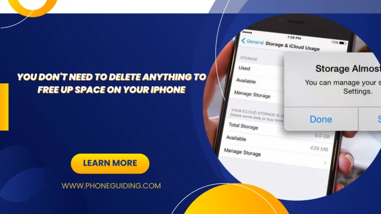 You Don’t Need to Delete Anything to Free up Space on Your iPhone