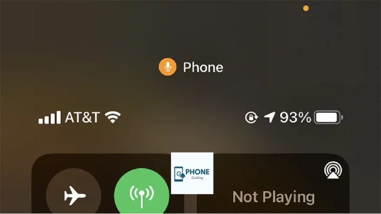What Does the Orange Dot mean on iPhone?