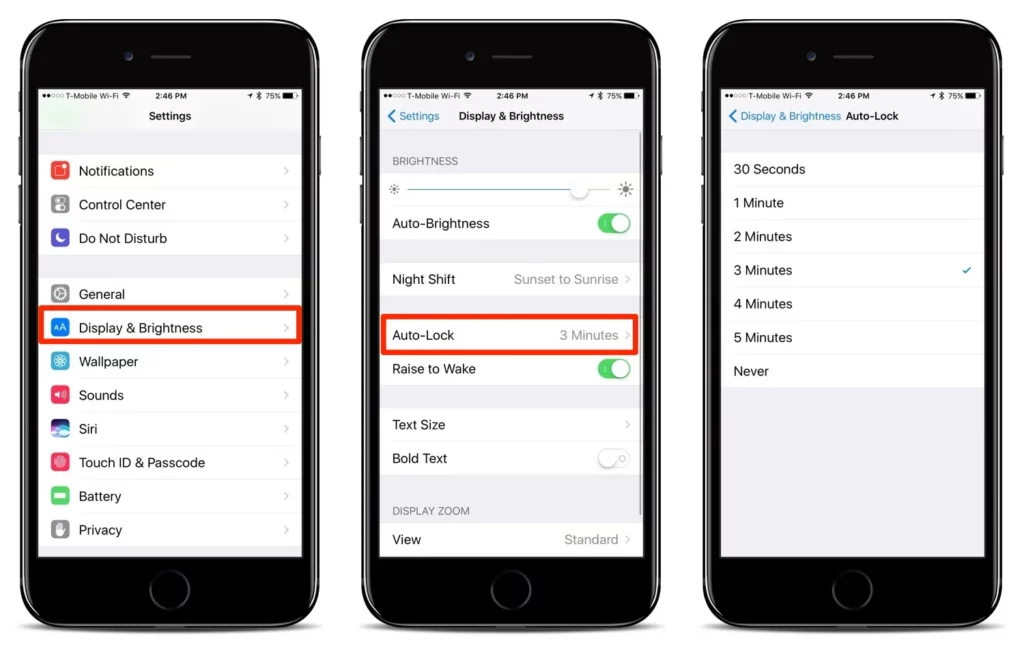 Auto Lock Time on Your iPhone
