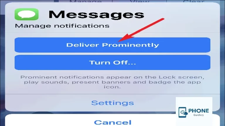 How to Change Deliver Quietly On iPhone?
