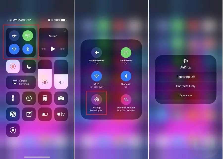 Getting Via Airdrop Getting Via Airdrop