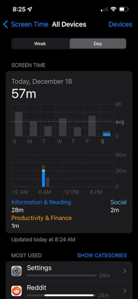 Graphs and Numbers for Battery Life