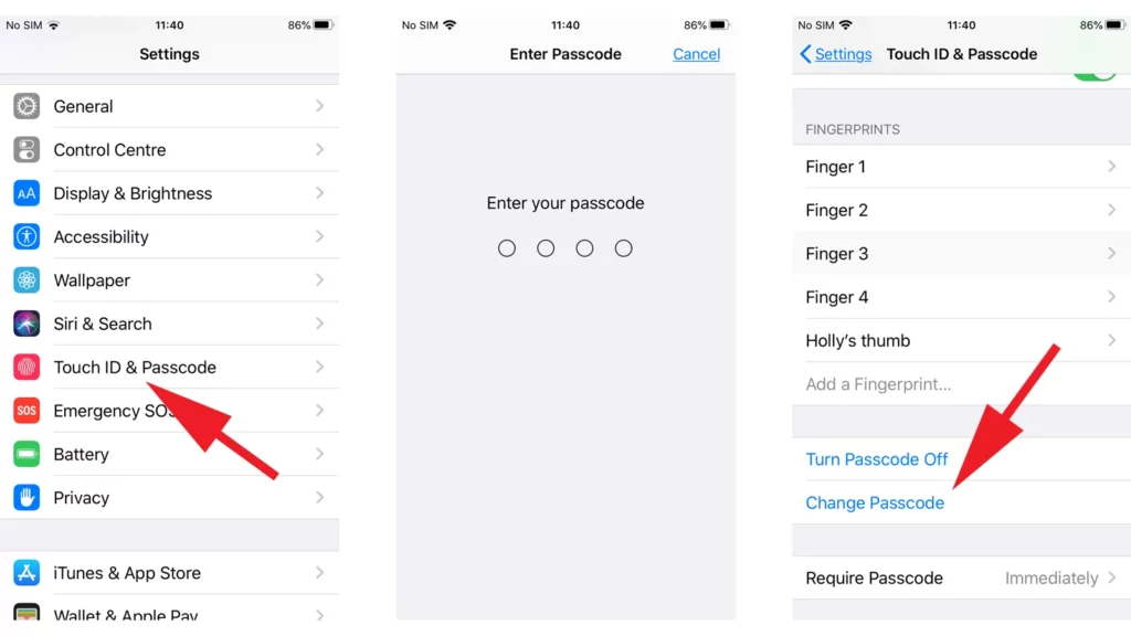 How to modify the iPhone's Passcode How to modify the iPhone's Passcode