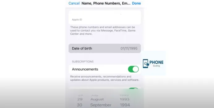 How to Change Birthday On iPhone?