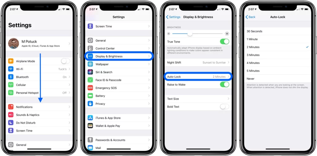 How to lengthen the iPhone's Screen Timeout How to lengthen the iPhone's Screen Timeout