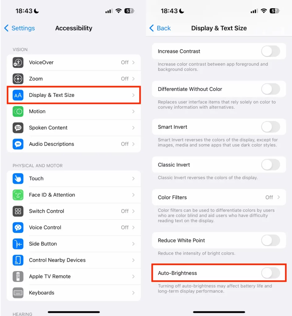 What Leads To The iPhone's Auto-Brightness Problem What Leads To The iPhone's Auto-Brightness Problem