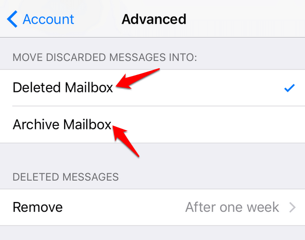 How to Delete Emails If the Archive Setting Is Active