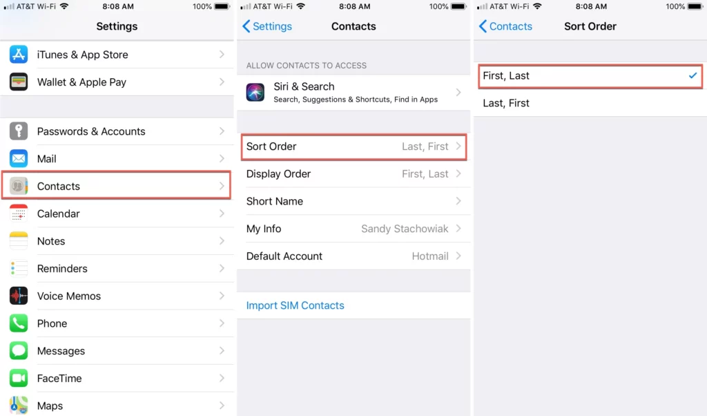 Managing Contacts on an iPhone Managing Contacts on an iPhone
