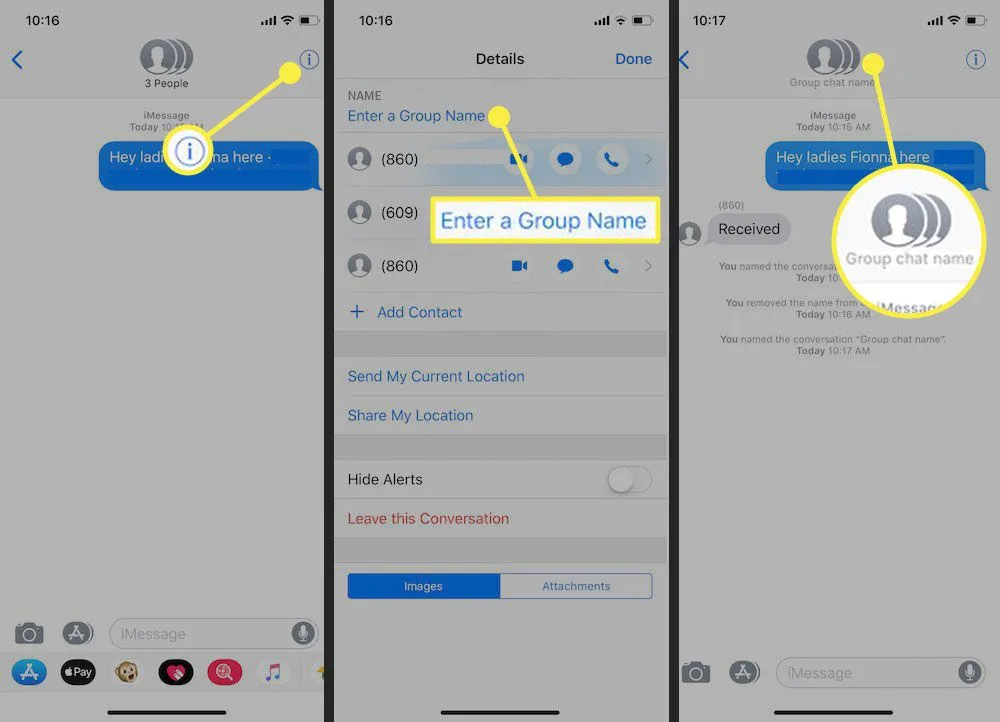 Method to Change Group Chat Name on iPhone Method to Change Group Chat Name on iPhone