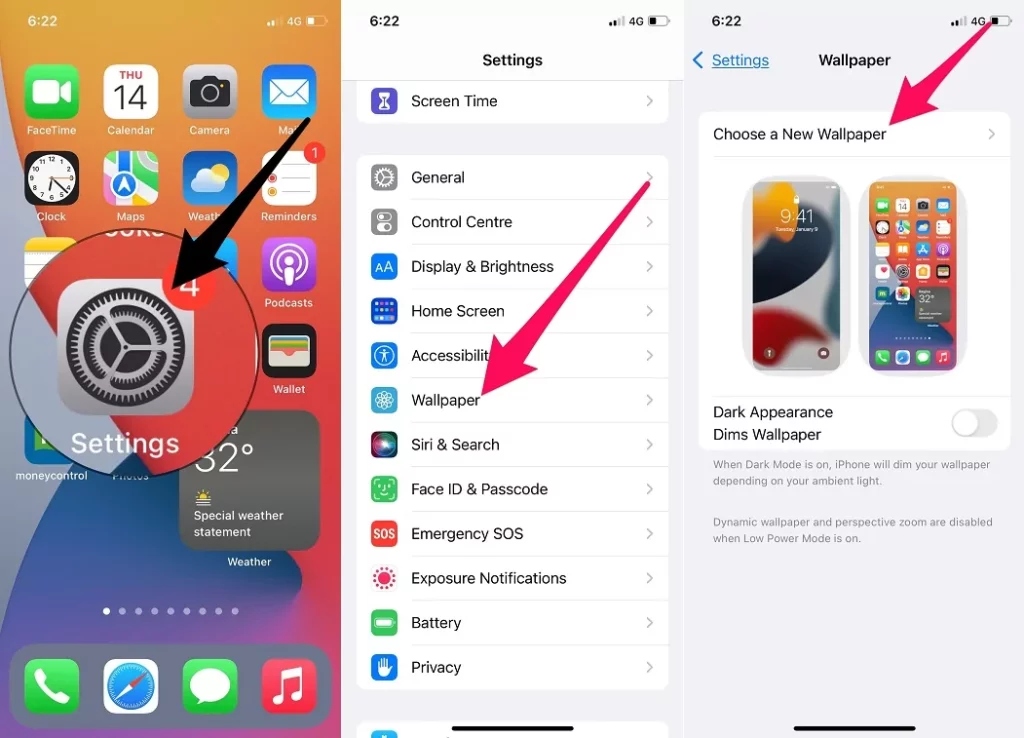 Steps to Add a ScreenSaver on iPhone