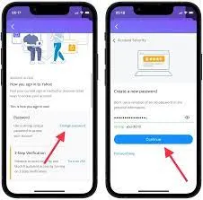 Change yahoo Password from iPhone
