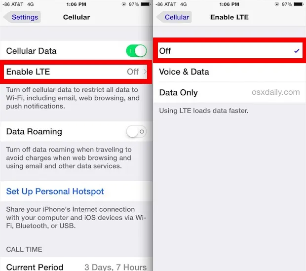How to Switch Between 4G LTE on Your iPhone