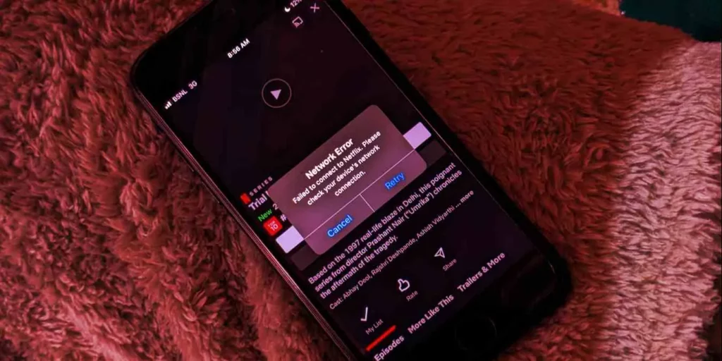 Verify Internet Connection When Netflix Not Working On iPhone