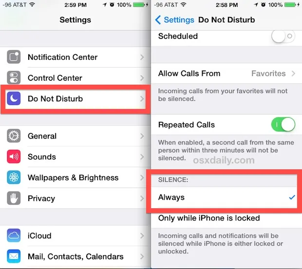 How To On/Off a Device IOS’s Do Not Disturb Mode