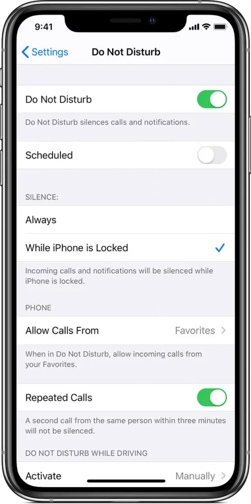 How to Change Do Not Disturb On iPhone