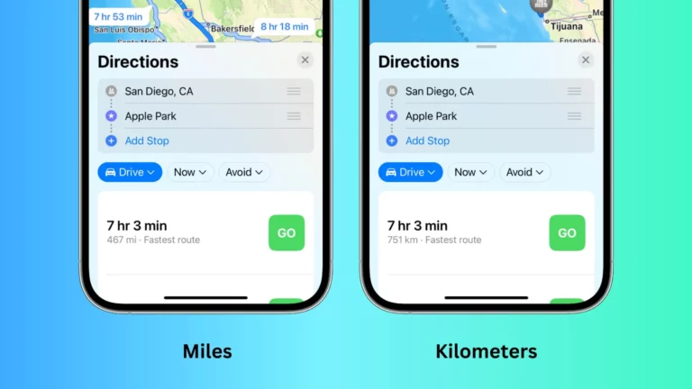 How to Change From Kilometers to Miles On iPhone?
