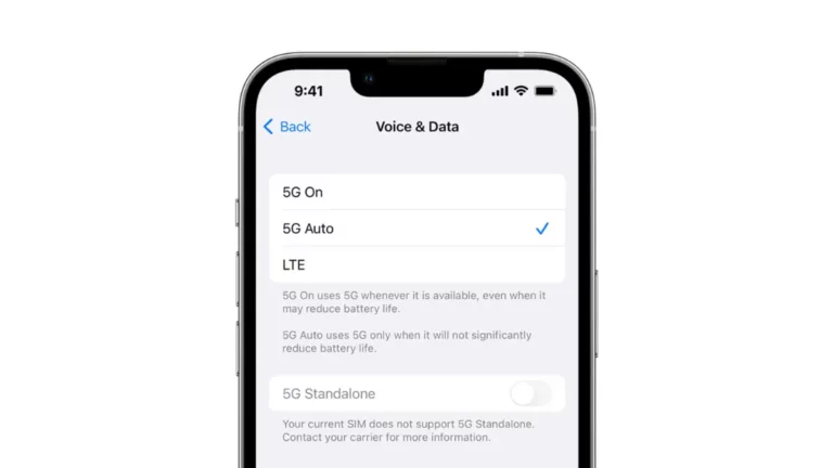 How to turn on or off 5G on iPhone