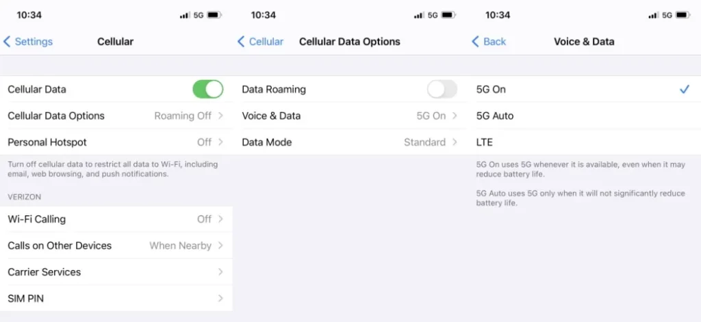 How to turn on or off 5G on the iPhone Follow these Steps