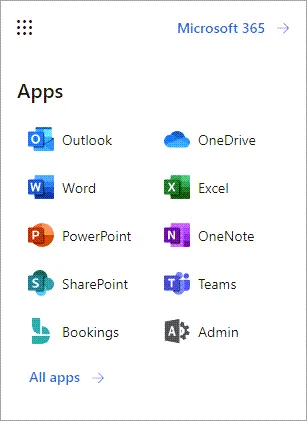 Microsoft Office products list