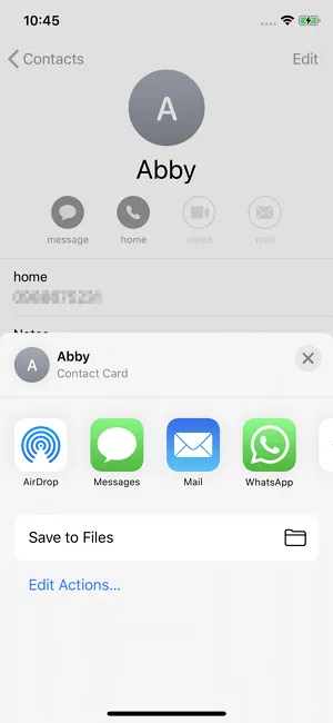 transfer contacts from iPhone to iPhone