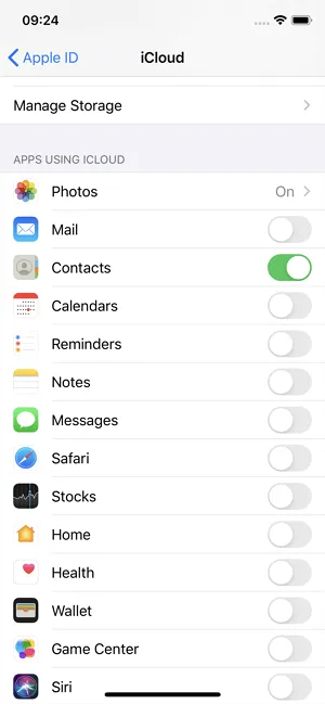 transfer contacts from iPhone to iPhone